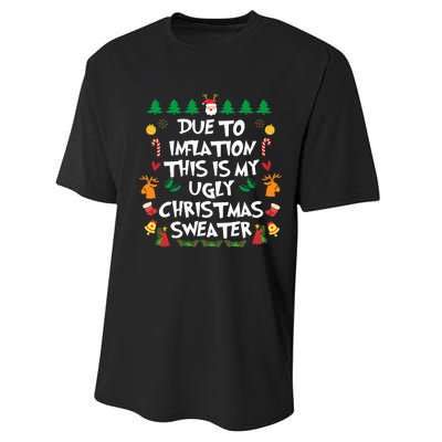 Festive Holiday Pajama Set with Hilarious Design Performance Sprint T-Shirt