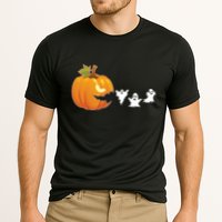 Funny Halloween Pac Man Pumpkin Ghost Cooling Performance Crew T-Shirt