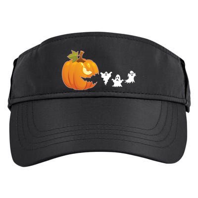 Funny Halloween Pac Man Pumpkin Ghost Adult Drive Performance Visor