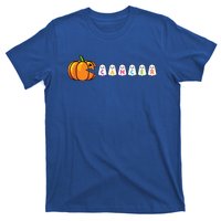 Funny Halloween Pumpkin Eating Ghost Gamer Cancer Warrior Gift T-Shirt