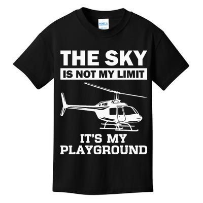 Funny Helicopter Pilot Gift For  Chopper Lovers Kids T-Shirt