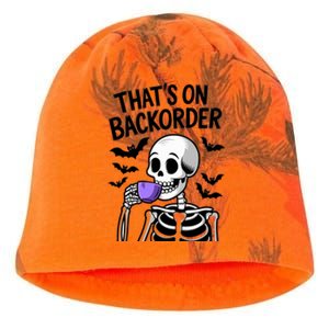 Funny Halloween Pharmacy Tech Skeleton ThatS Backorder Kati - Camo Knit Beanie