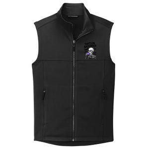 Funny Halloween Pharmacy Tech Skeleton ThatS Backorder Collective Smooth Fleece Vest