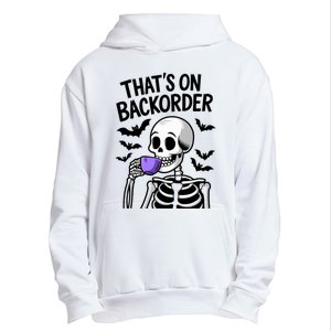 Funny Halloween Pharmacy Tech Skeleton ThatS Backorder Urban Pullover Hoodie