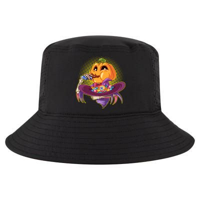 Funny Halloween Pumpkin Head Eating Candy Cool Comfort Performance Bucket Hat