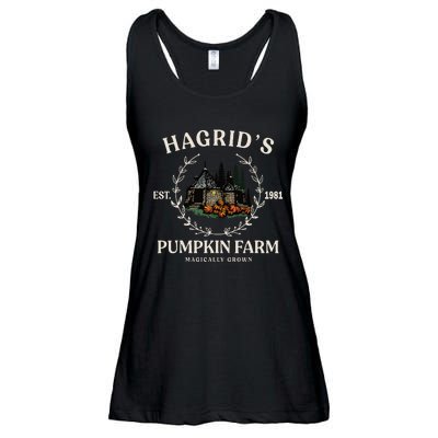 Fall HagridS Pumpkin Farm Patch Autumn Pumpkin Garden Ladies Essential Flowy Tank