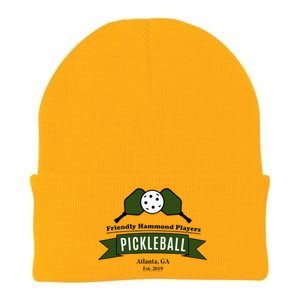 Friendly Hammond Players Pickleball Atlanta Knit Cap Winter Beanie