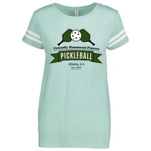 Friendly Hammond Players Pickleball Atlanta Enza Ladies Jersey Football T-Shirt