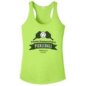 Friendly Hammond Players Pickleball Atlanta Ladies PosiCharge Competitor Racerback Tank