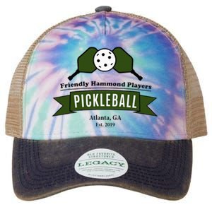 Friendly Hammond Players Pickleball Atlanta Legacy Tie Dye Trucker Hat