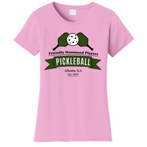 Friendly Hammond Players Pickleball Atlanta Women's T-Shirt