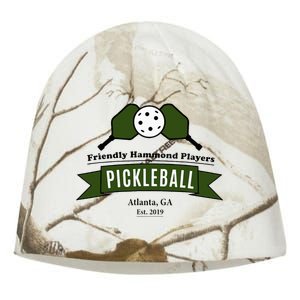 Friendly Hammond Players Pickleball Atlanta Kati - Camo Knit Beanie