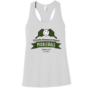 Friendly Hammond Players Pickleball Atlanta Women's Racerback Tank