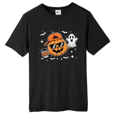 Funny Halloween Pumpkin Ghost Ing Coffee Gift Tall Fusion ChromaSoft Performance T-Shirt