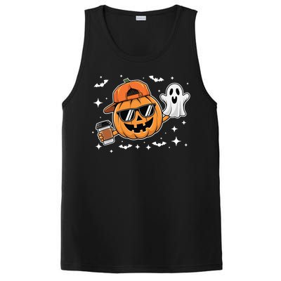 Funny Halloween Pumpkin Ghost Ing Coffee Gift PosiCharge Competitor Tank