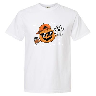 Funny Halloween Pumpkin Ghost Ing Coffee Gift Garment-Dyed Heavyweight T-Shirt