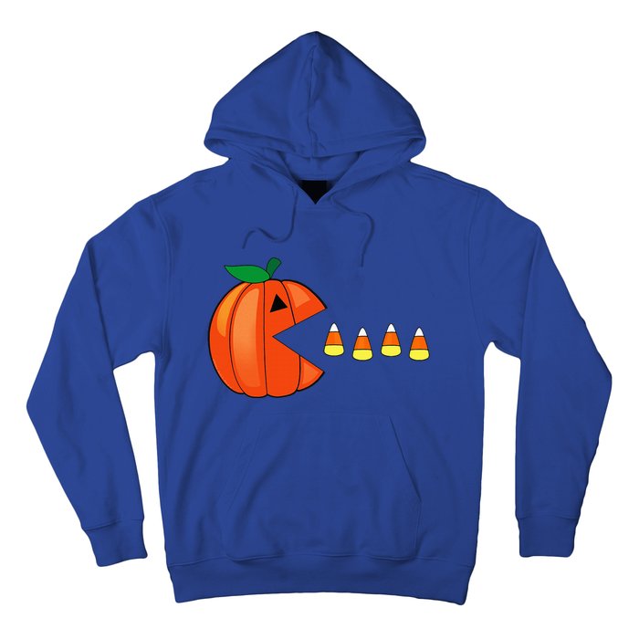 Funny Halloween Pumpkin Eating Candy Corn Hoodie