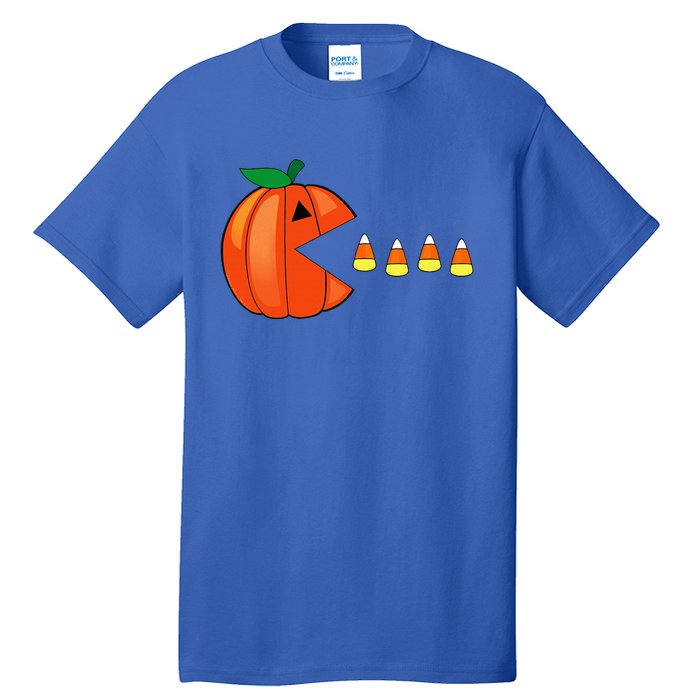 Funny Halloween Pumpkin Eating Candy Corn Tall T-Shirt