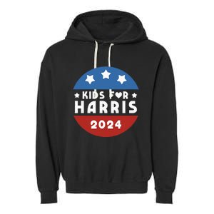 For Harris President Love Kamala Harris Garment-Dyed Fleece Hoodie