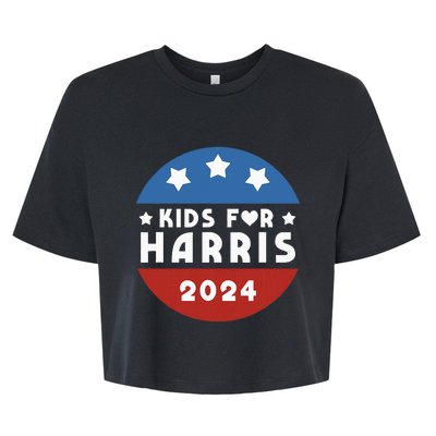 For Harris President Love Kamala Harris Bella+Canvas Jersey Crop Tee