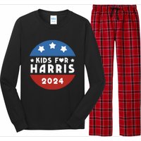 For Harris President Love Kamala Harris Long Sleeve Pajama Set