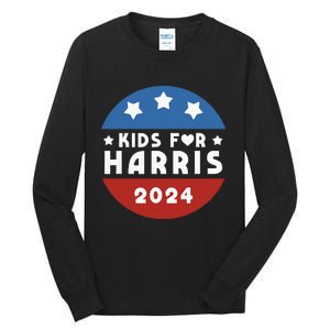 For Harris President Love Kamala Harris Tall Long Sleeve T-Shirt