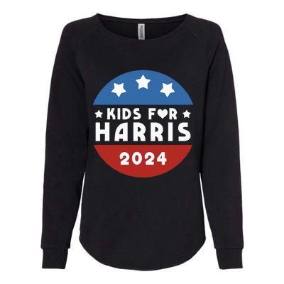 For Harris President Love Kamala Harris Womens California Wash Sweatshirt