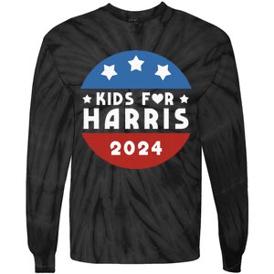 For Harris President Love Kamala Harris Tie-Dye Long Sleeve Shirt