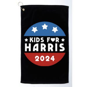 For Harris President Love Kamala Harris Platinum Collection Golf Towel