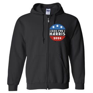 For Harris President Love Kamala Harris Full Zip Hoodie