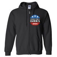 For Harris President Love Kamala Harris Full Zip Hoodie