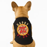 Funny Happy Pi Day Pizza Pie Doggie Tank