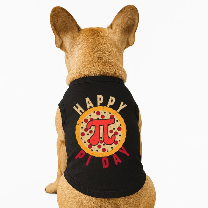 Funny Happy Pi Day Pizza Pie Doggie Tank