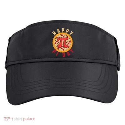Funny Happy Pi Day Pizza Pie Adult Drive Performance Visor