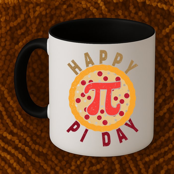 Funny Happy Pi Day Pizza Pie Mug