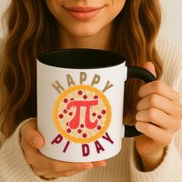 Funny Happy Pi Day Pizza Pie Mug