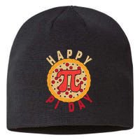 Funny Happy Pi Day Pizza Pie Sustainable Beanie