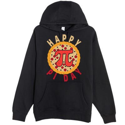 Funny Happy Pi Day Pizza Pie Premium Pullover Hoodie