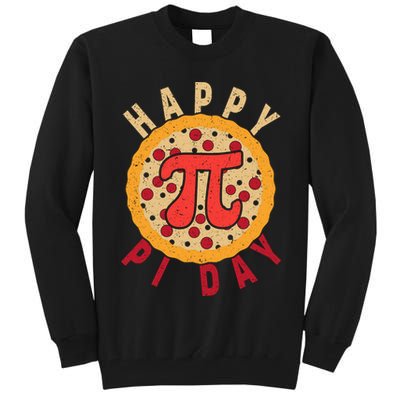 Funny Happy Pi Day Pizza Pie Tall Sweatshirt