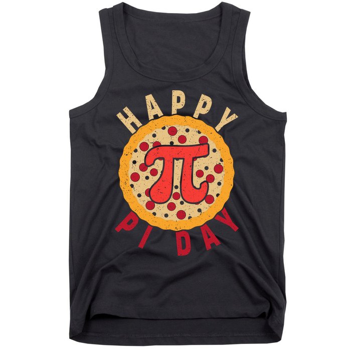 Funny Happy Pi Day Pizza Pie Tank Top