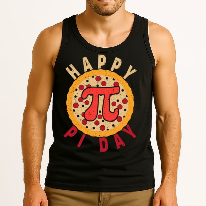 Funny Happy Pi Day Pizza Pie Tank Top