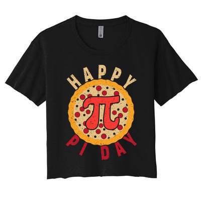 Funny Happy Pi Day Pizza Pie Crop Top