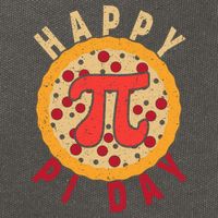 Funny Happy Pi Day Pizza Pie Cotton Canvas Backpack