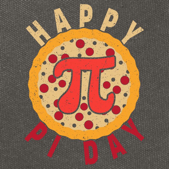 Funny Happy Pi Day Pizza Pie Cotton Canvas Backpack