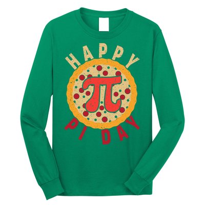 Funny Happy Pi Day Pizza Pie Long Sleeve Shirt