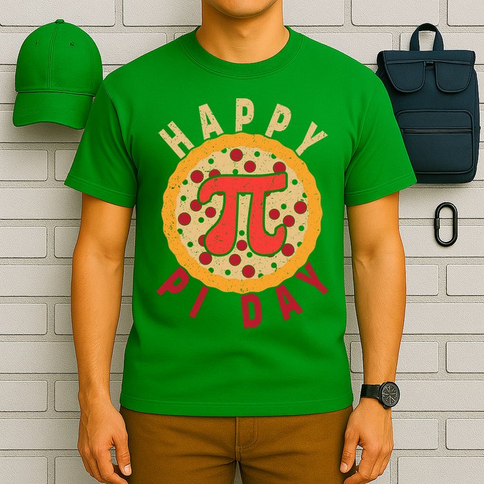Funny Happy Pi Day Pizza Pie T-Shirt