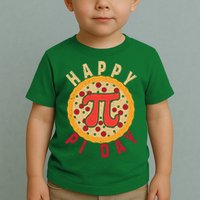 Funny Happy Pi Day Pizza Pie Toddler T-Shirt