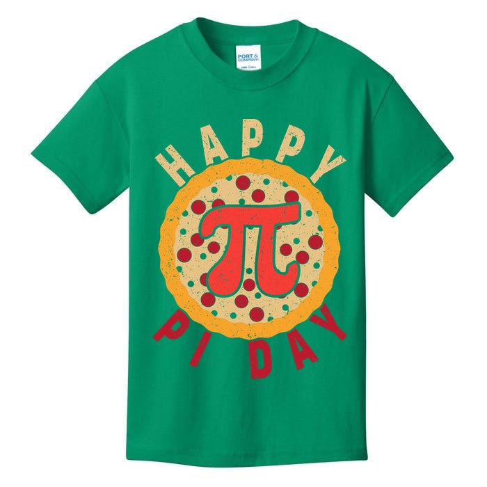 Funny Happy Pi Day Pizza Pie Kids T-Shirt