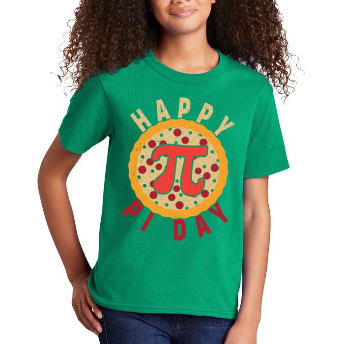 Funny Happy Pi Day Pizza Pie Kids T-Shirt