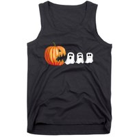 Funny Halloween Pumpkin Ghosts Jack O Lantern Tank Top